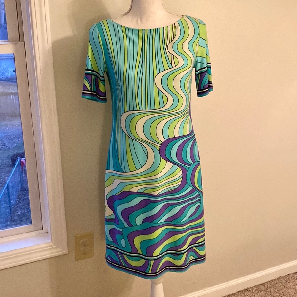 Vintage • Musette Retro Pattern Dress